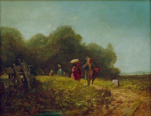 Sunday Walk by Carl Spitzweg