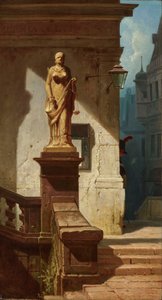 The Eye of the Law Justitia by Carl Spitzweg