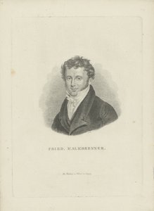 Portrait of the Composer Friedrich Kalkbrenner 1785-1849, ca 1821 by Carl Traugott Riedel