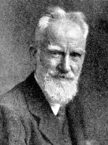 George Bernard Shaw, British dramatist, 1923