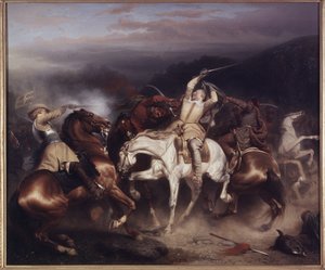 King Gustav II Adolf of Sweden (1594-1632) at Stuhm by Carl Wahlbom