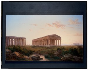 Paestum by Carl Wilhelm Goetzloff