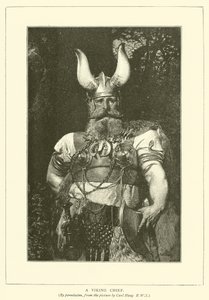 A Viking Chief by Carl after Haag