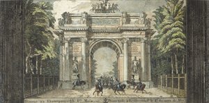 Festival in Catherinehof by Carl von Hampeln