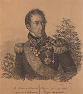 Portrait of Count Alexandre Andrault de Langeron 1763-1831, 1820