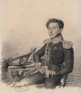 Portrait of Sergei Alexandrovich Kokoshkin, 1795-1861, 1820