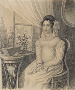 Portrait of Varvara Alexandrovna Korsakova, Early 1820s