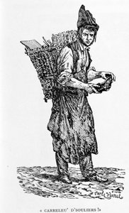 A Shoemaker, Engraving by Carle Vernet