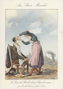 The Day of the Bard of a Charcoal Burner by Carle (after) Vernet