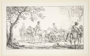 Artillery Marching by Carle Vernet