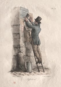 Bill Poster by Carle Vernet