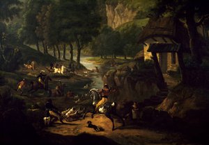 Hunt a race by Carle Vernet