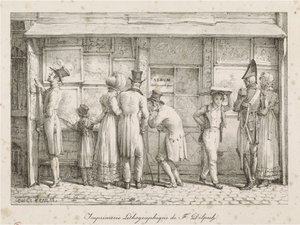 Lithographic Printing House of F. Delpech by Carle Vernet