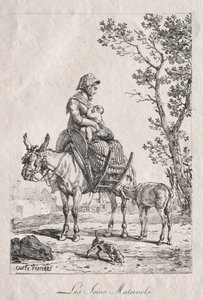 Maternal Care by Carle Vernet