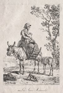 Maternal Care by Carle Vernet