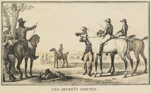 Racing Scenes: The Jockey Mounting the Horse by Carle Vernet