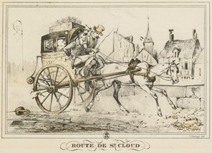 Scenes of Daily Life, Roads and Paths: Road to Saint-Cloud