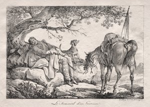 The Sleeping Soldier by Carle Vernet