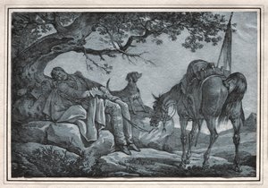 The Sleeping Soldier by Carle Vernet