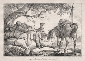 The Sleeping Soldier by Carle Vernet