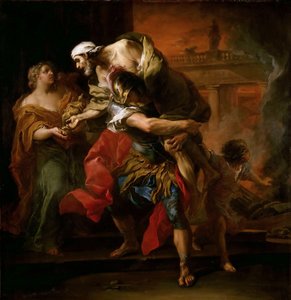 Aeneas Carrying Anchises by Carle van Loo