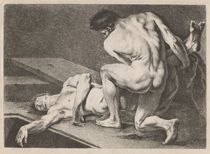 An Entombment by Carle van Loo