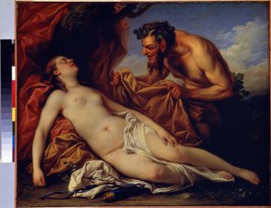 Jupiter and Antiope by Carle van Loo