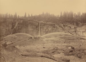Malakoff Diggins, North Bloomfield, Nevada County by Carleton E. Watkins