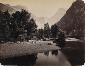 Distant View of the Domes, Yosemite Valley, California, c.1866