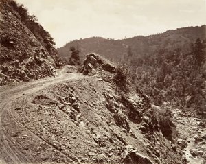 Sulphur Creek and Flume-road to Geysers by Carleton Emmons Watkins