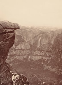 The Yosemite Falls, from Glacier Point by Carleton Emmons Watkins