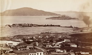 Alcatraz & Black Point from Russian Hill, San Francisco