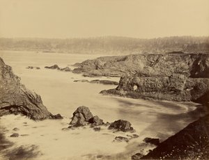 Coast View of Mendocino by Carleton Watkins