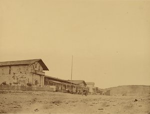 Mission San Francisco de Asisi on the Laguna de Los Delores, San Francisco by Carleton Watkins