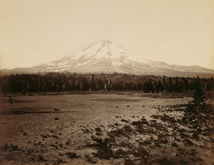 Mount Shasta from the North, California by Carleton Watkins