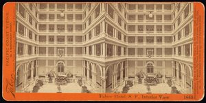 Palace Hotel, S.F., Interior View