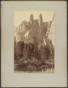 Sentinel Rocks, Yosemite by Carleton Watkins