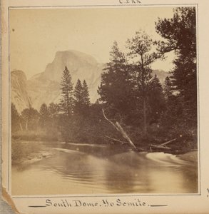 South Dome, Yosemite by Carleton Watkins