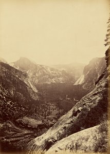 The Domes from the Foot of the Upper Yosemite