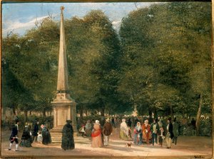 Flowers Feast for San Foca Celebration in Milan 20/04/1845