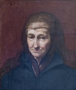 Portrait of an Old Woman by Carlo (follower of) Maratta or Maratti