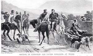 Meeting of Garibaldi and Victor Emmanuel at Teano