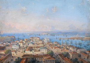 View of Sevastopol by Carlo Bossoli