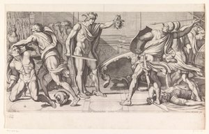 Phineus and His Followers Turned to Stone