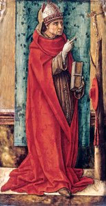 Portrait of Saint Bonaventure by Carlo Crivelli
