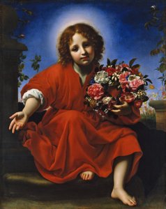 The Infant Christ with a Floral Wreath
