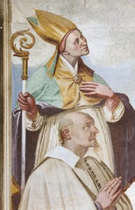 Coronation of the Virgin (detail) by Carlo Innocenzo Carloni