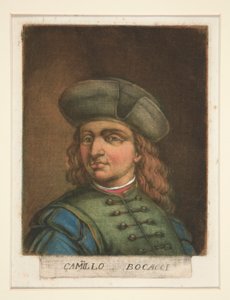 Camillo Bocacci, from Portraits of Painters by Carlo Lasinio