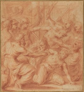 David Offering the Head of Goliath to King Saul
