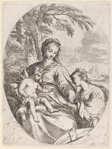 The Mystic Marriage of Saint Catherine by Carlo Maratta